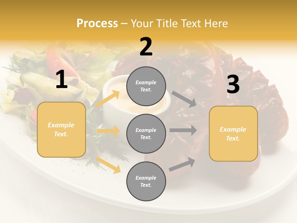 Sausage Dine Nutrition PowerPoint Template