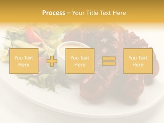 Sausage Dine Nutrition PowerPoint Template