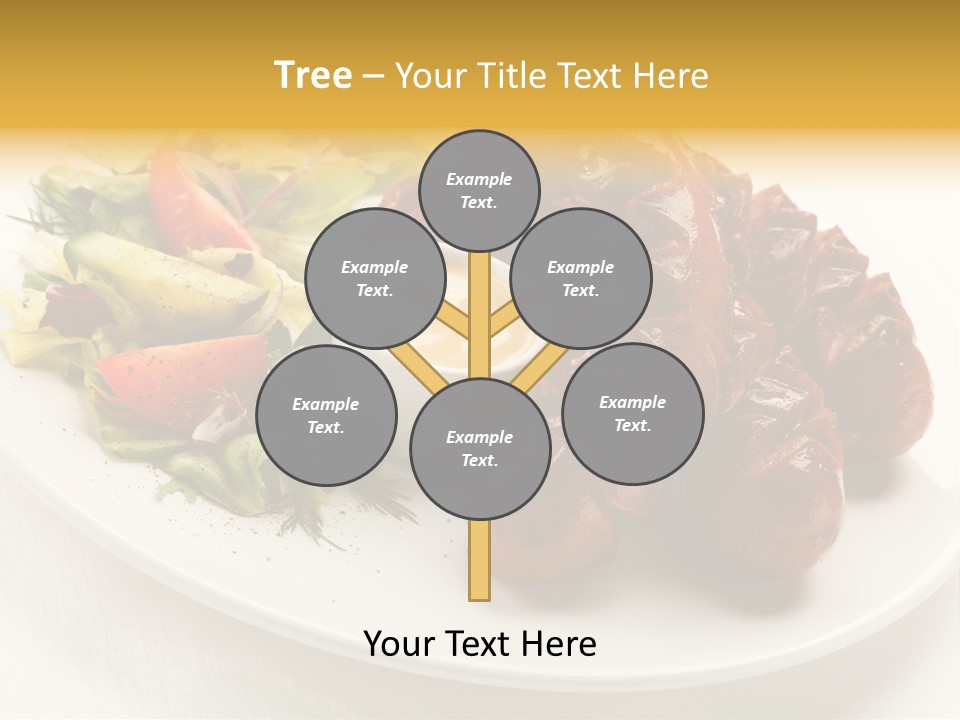 Sausage Dine Nutrition PowerPoint Template
