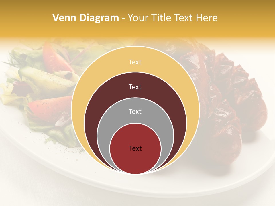 Sausage Dine Nutrition PowerPoint Template