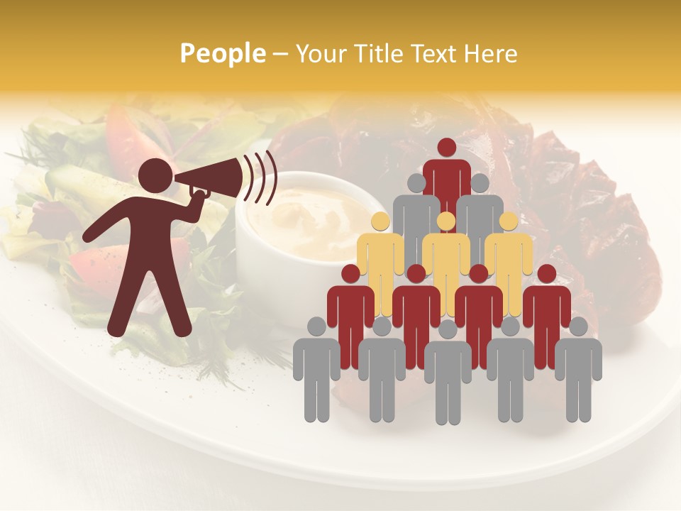 Sausage Dine Nutrition PowerPoint Template