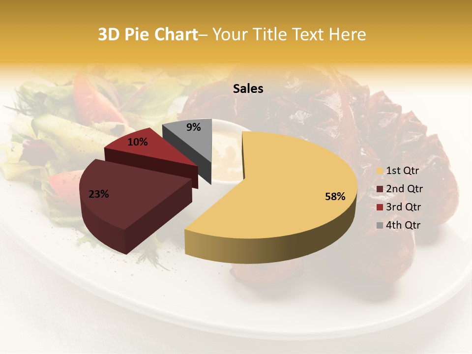Sausage Dine Nutrition PowerPoint Template