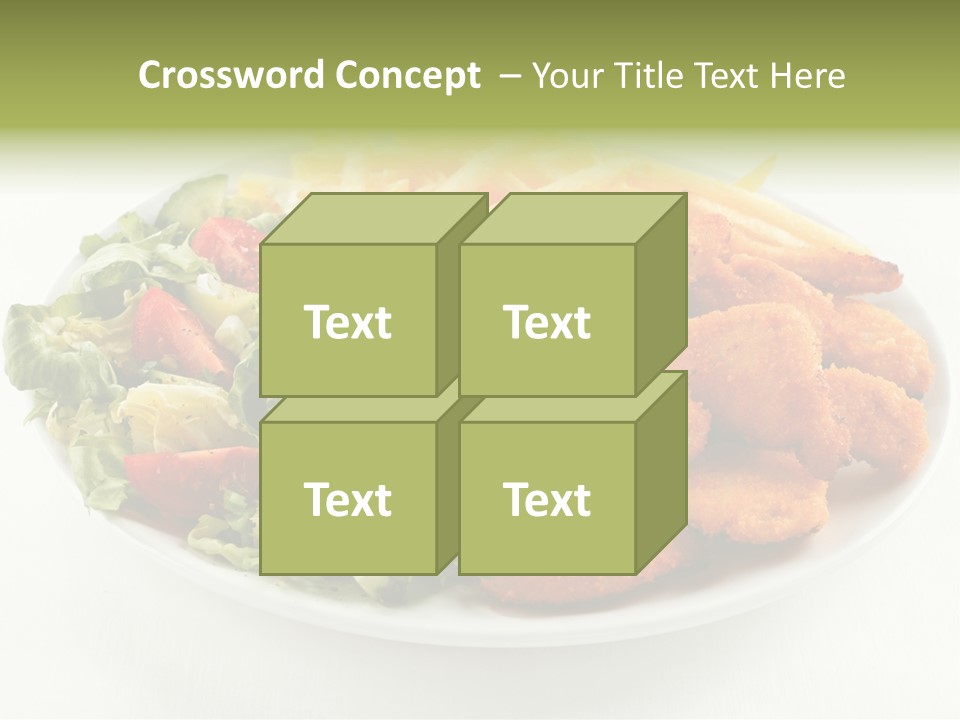 Chop Grilled Food PowerPoint Template