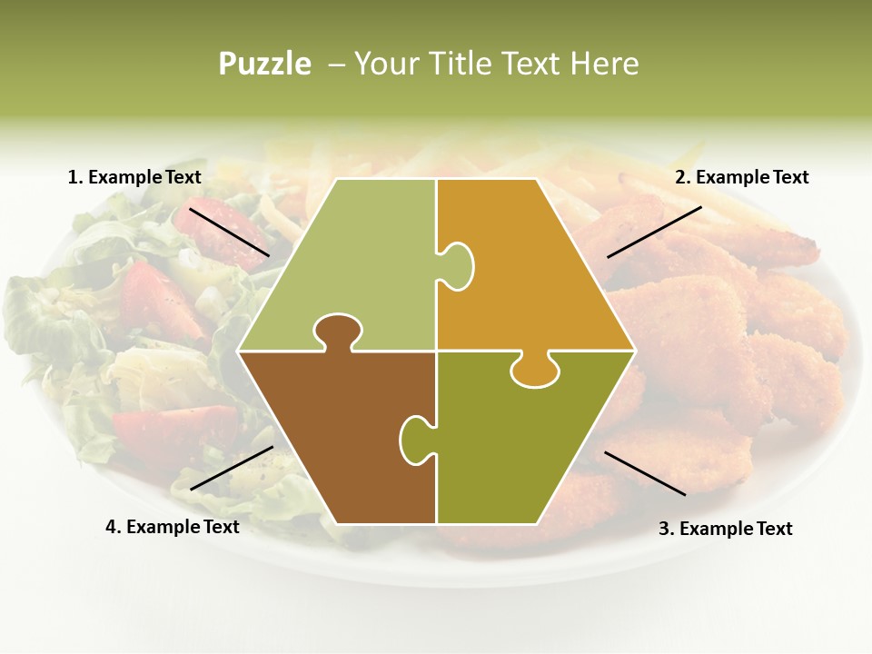 Chop Grilled Food PowerPoint Template