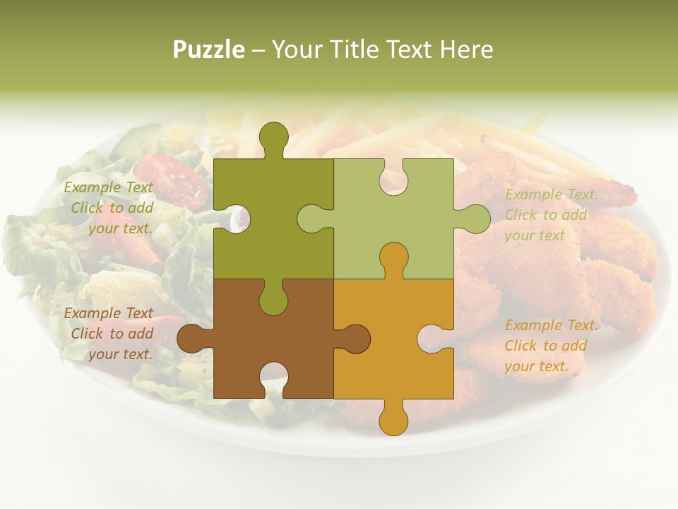 Chop Grilled Food PowerPoint Template