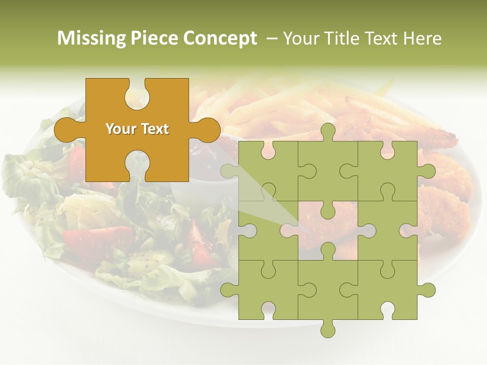 Chop Grilled Food PowerPoint Template