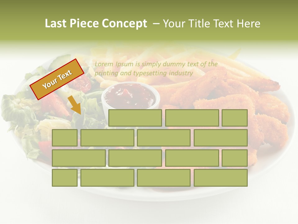 Chop Grilled Food PowerPoint Template