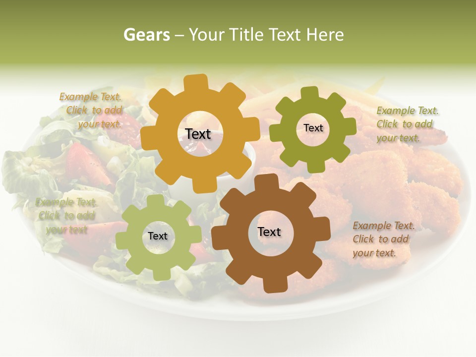 Chop Grilled Food PowerPoint Template