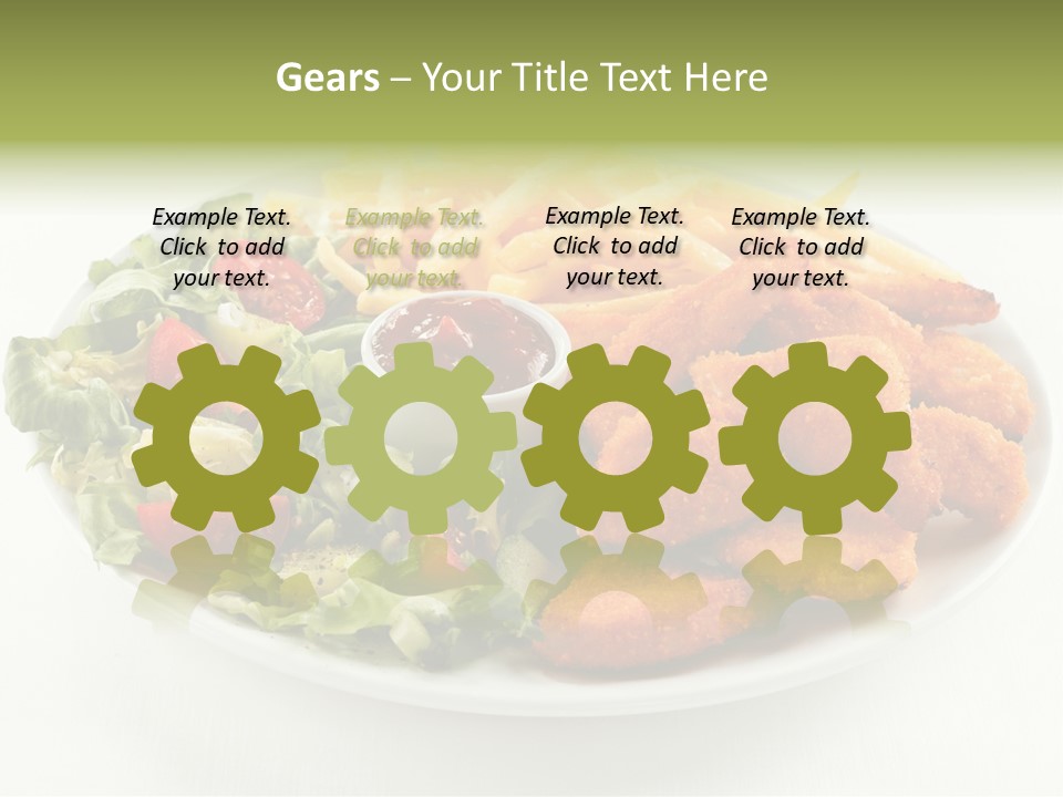 Chop Grilled Food PowerPoint Template