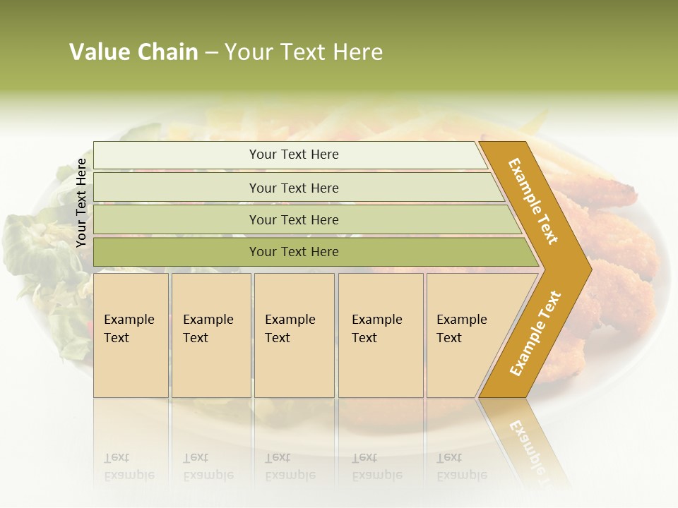 Chop Grilled Food PowerPoint Template