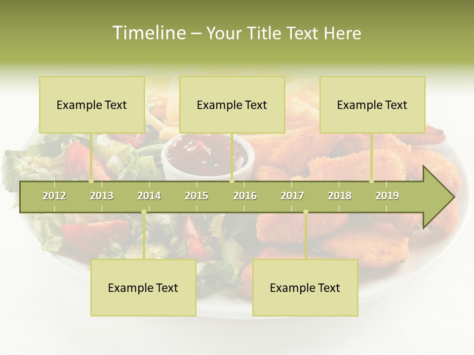 Chop Grilled Food PowerPoint Template