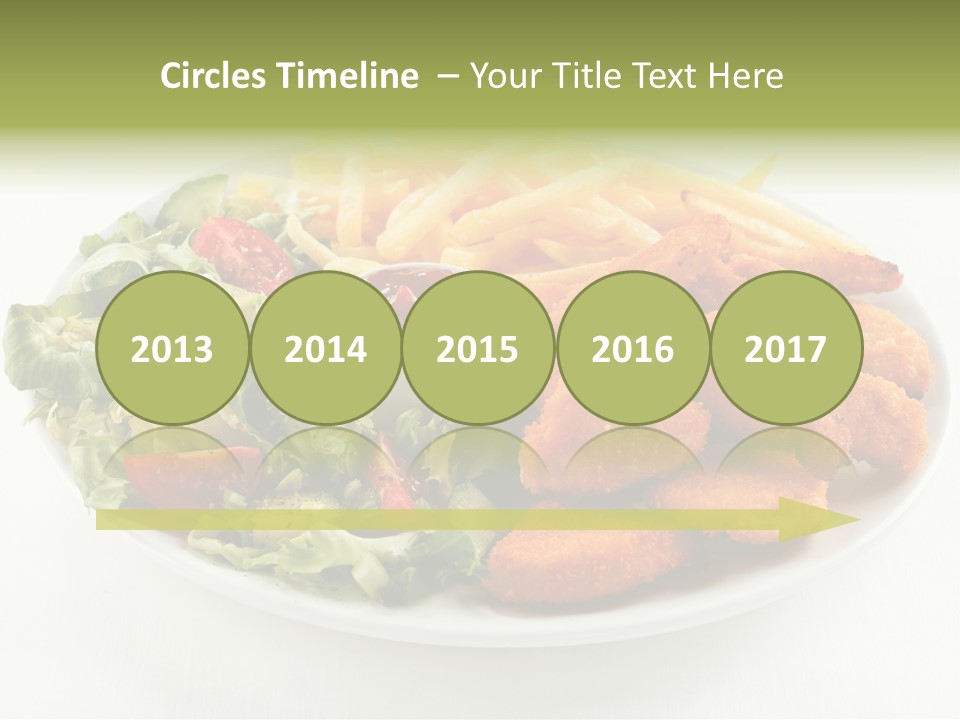 Chop Grilled Food PowerPoint Template