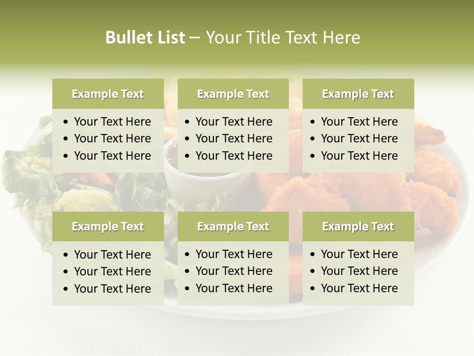 Chop Grilled Food PowerPoint Template