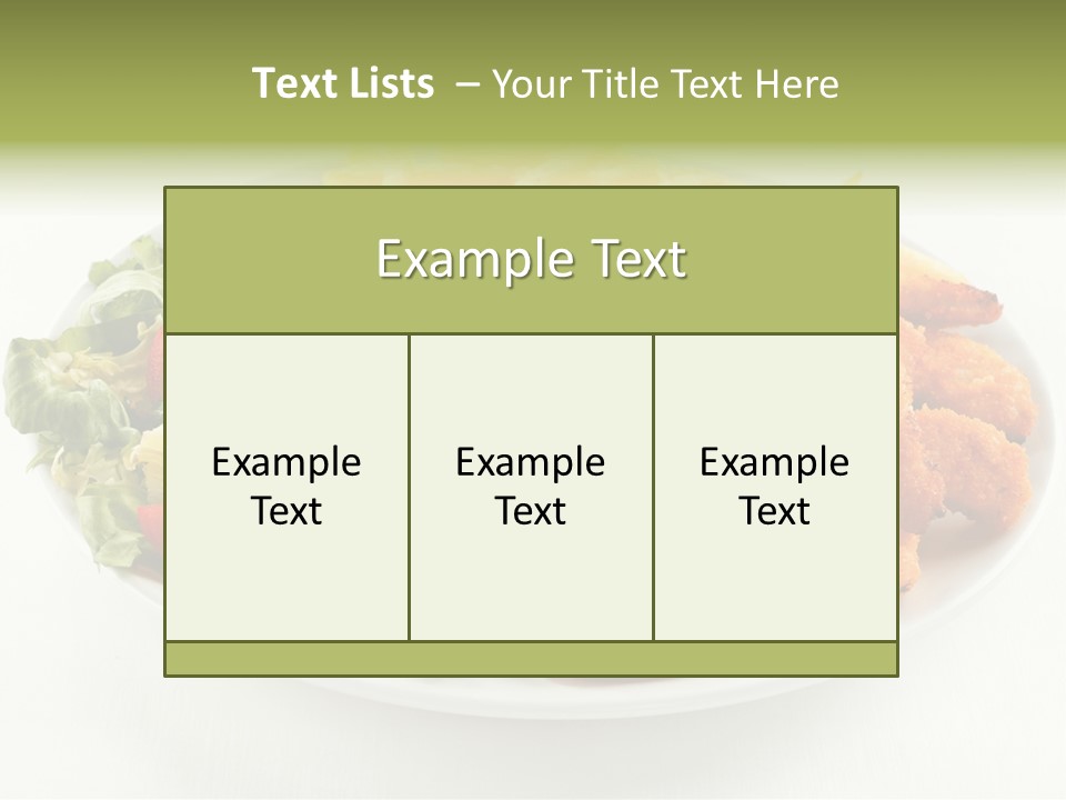 Chop Grilled Food PowerPoint Template