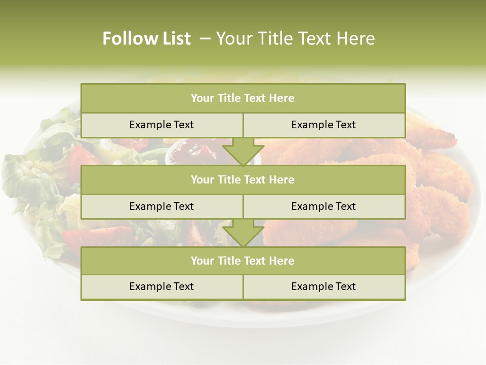 Chop Grilled Food PowerPoint Template