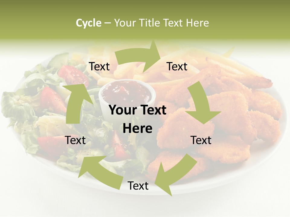 Chop Grilled Food PowerPoint Template