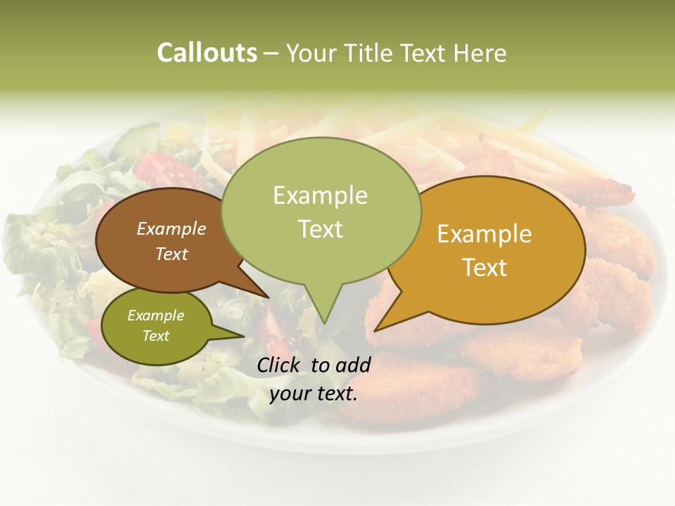 Chop Grilled Food PowerPoint Template