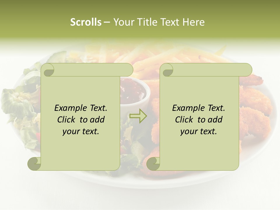 Chop Grilled Food PowerPoint Template