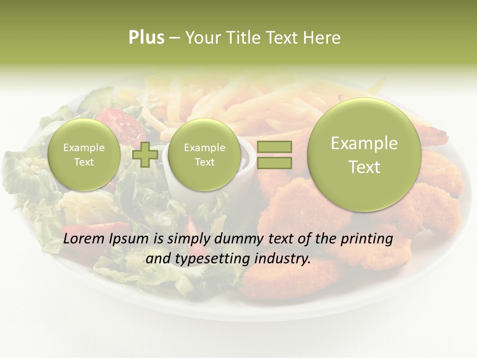 Chop Grilled Food PowerPoint Template