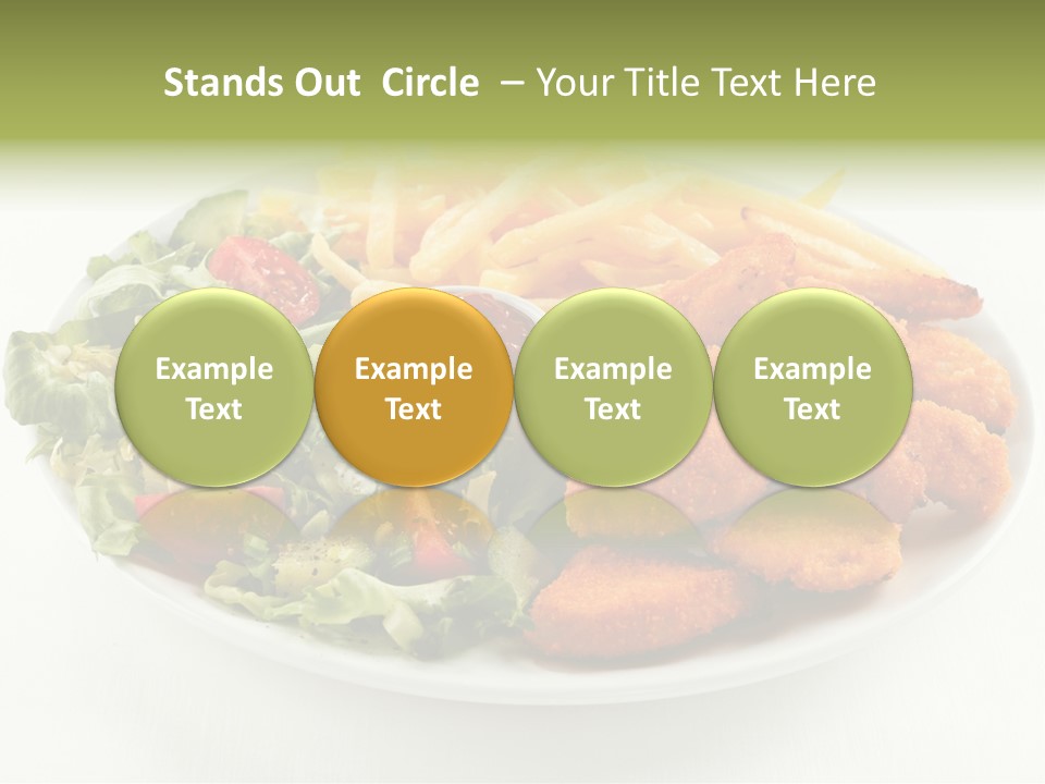 Chop Grilled Food PowerPoint Template