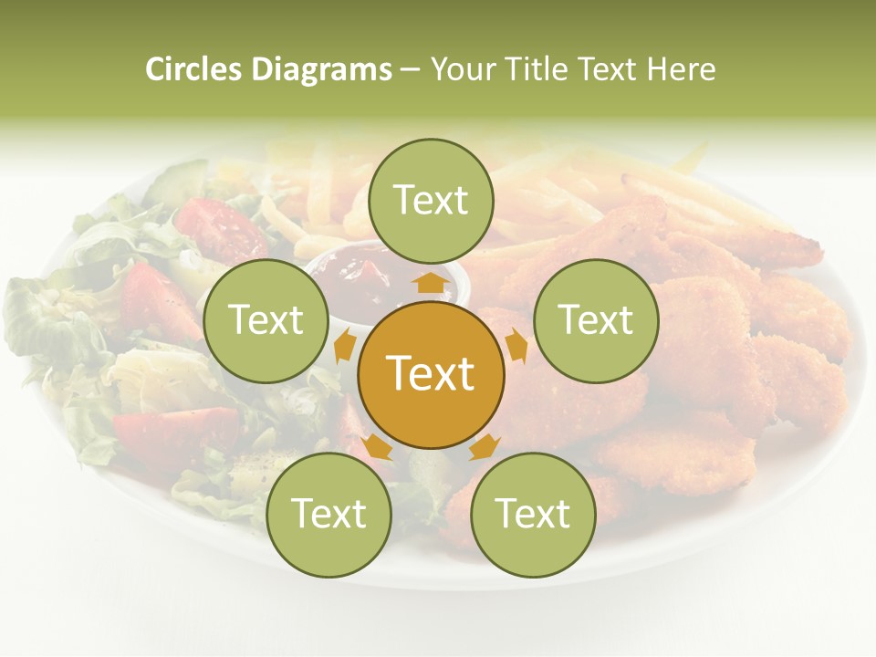 Chop Grilled Food PowerPoint Template