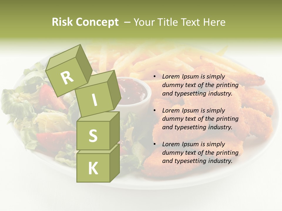 Chop Grilled Food PowerPoint Template