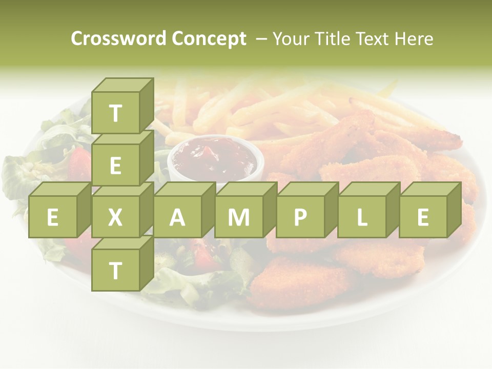 Chop Grilled Food PowerPoint Template