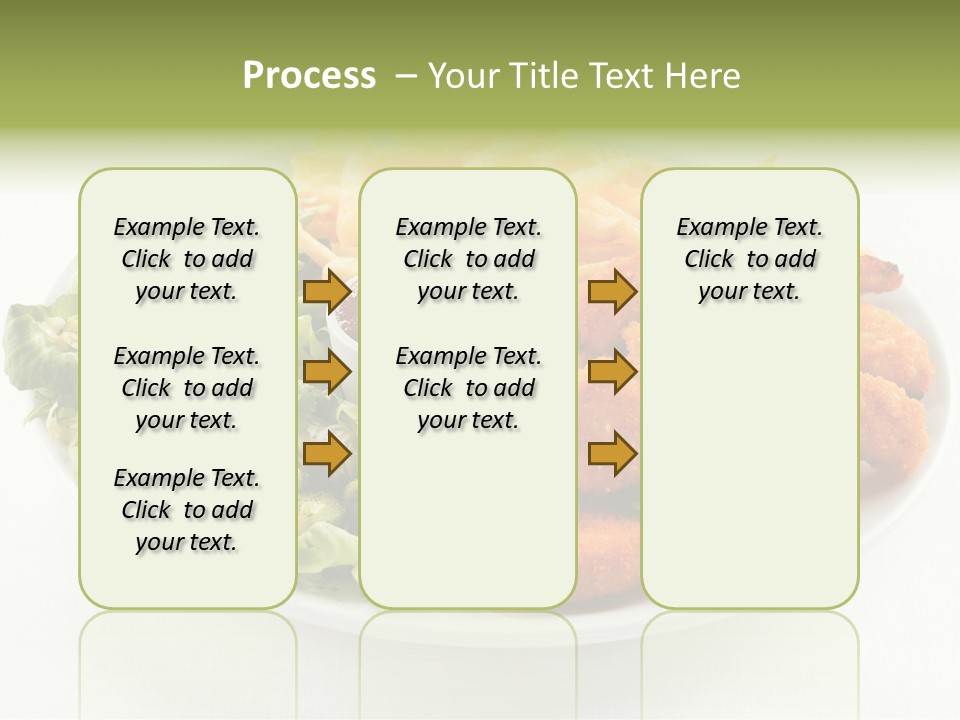 Chop Grilled Food PowerPoint Template