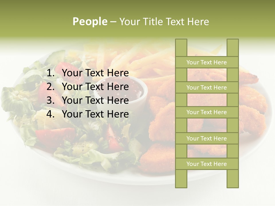 Chop Grilled Food PowerPoint Template