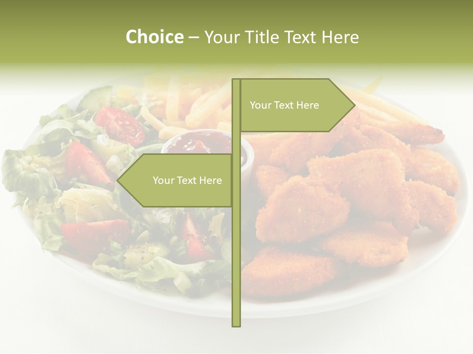 Chop Grilled Food PowerPoint Template