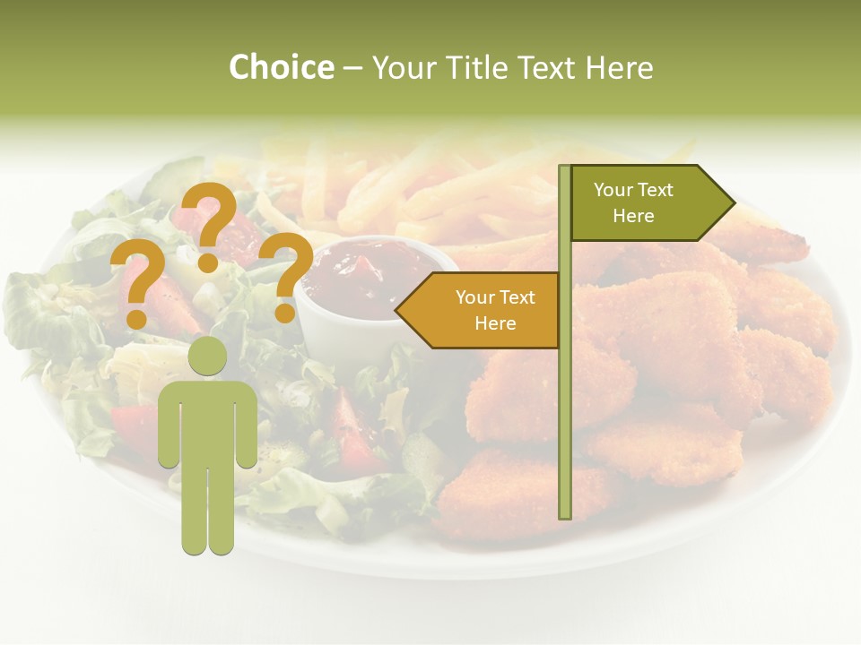 Chop Grilled Food PowerPoint Template