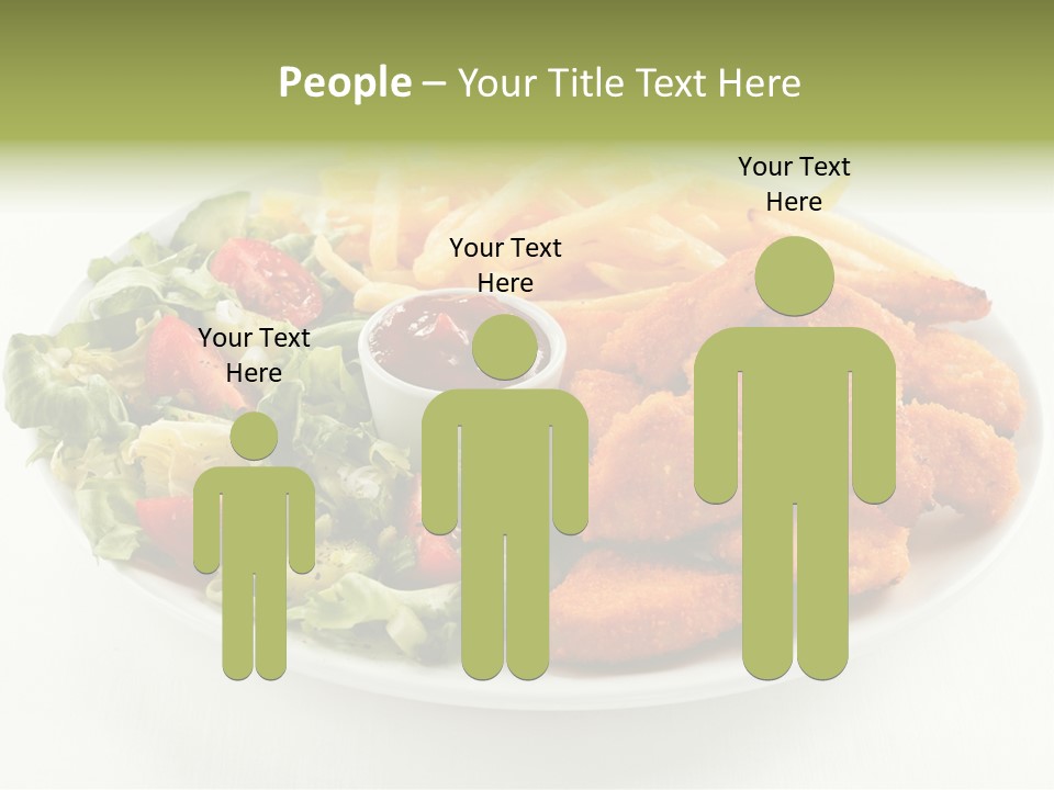 Chop Grilled Food PowerPoint Template