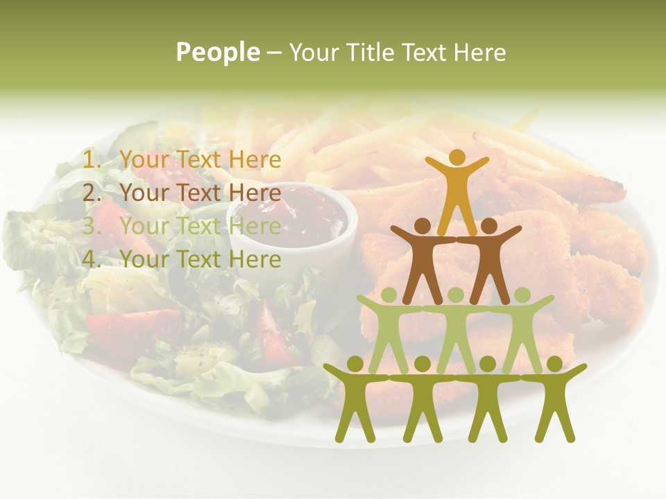 Chop Grilled Food PowerPoint Template