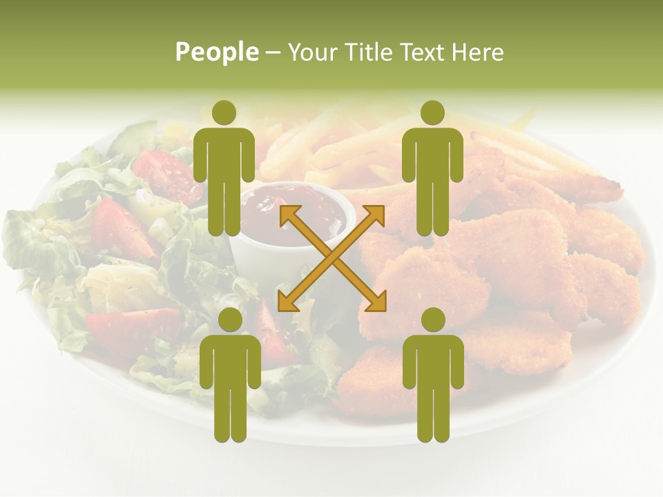 Chop Grilled Food PowerPoint Template
