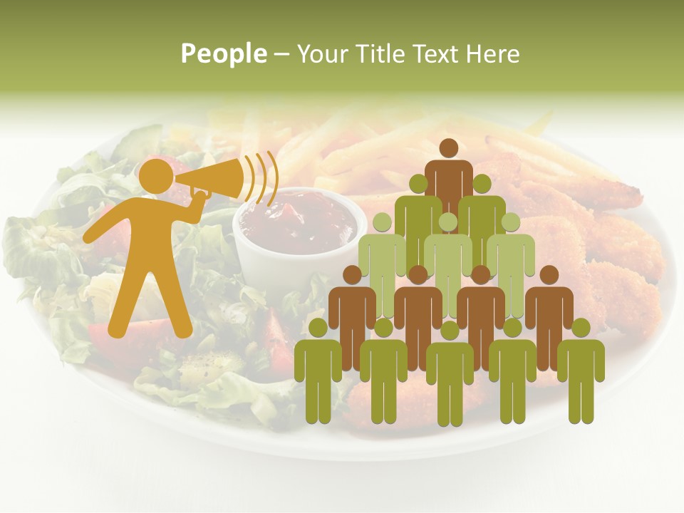 Chop Grilled Food PowerPoint Template