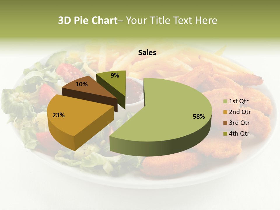 Chop Grilled Food PowerPoint Template