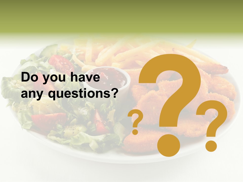 Chop Grilled Food PowerPoint Template