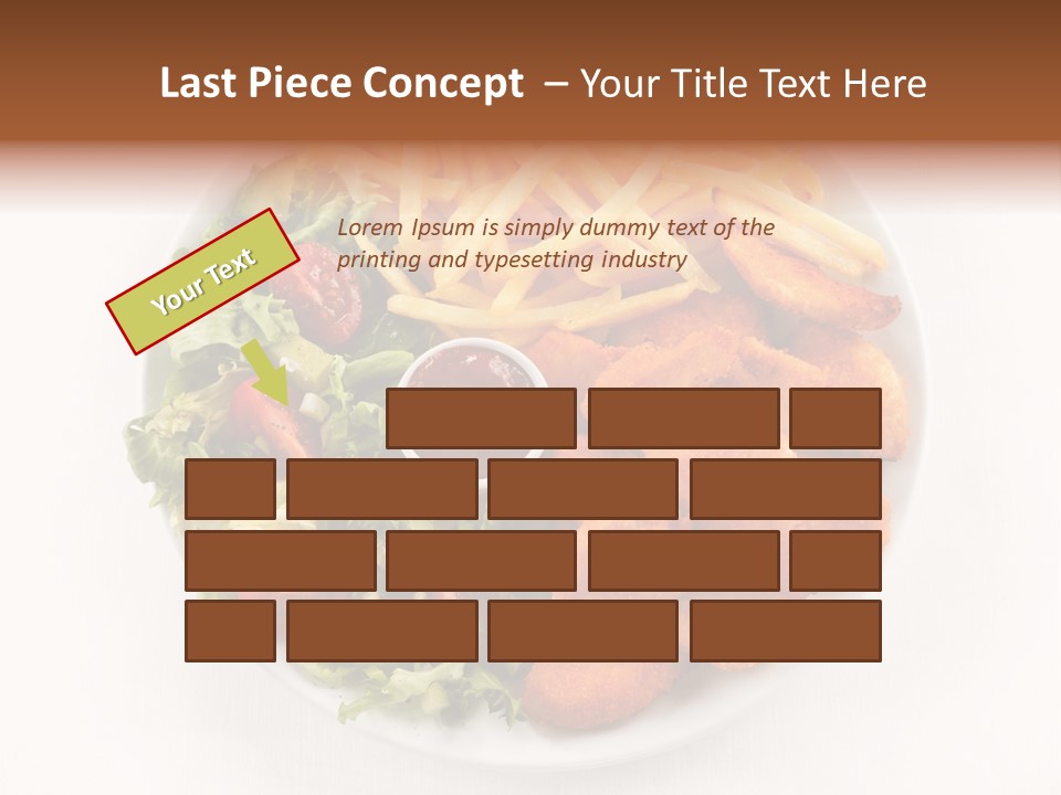 Restaurant Portion Potato PowerPoint Template
