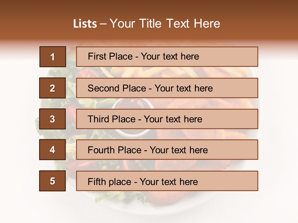 Restaurant Portion Potato PowerPoint Template