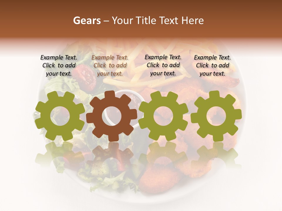 Restaurant Portion Potato PowerPoint Template