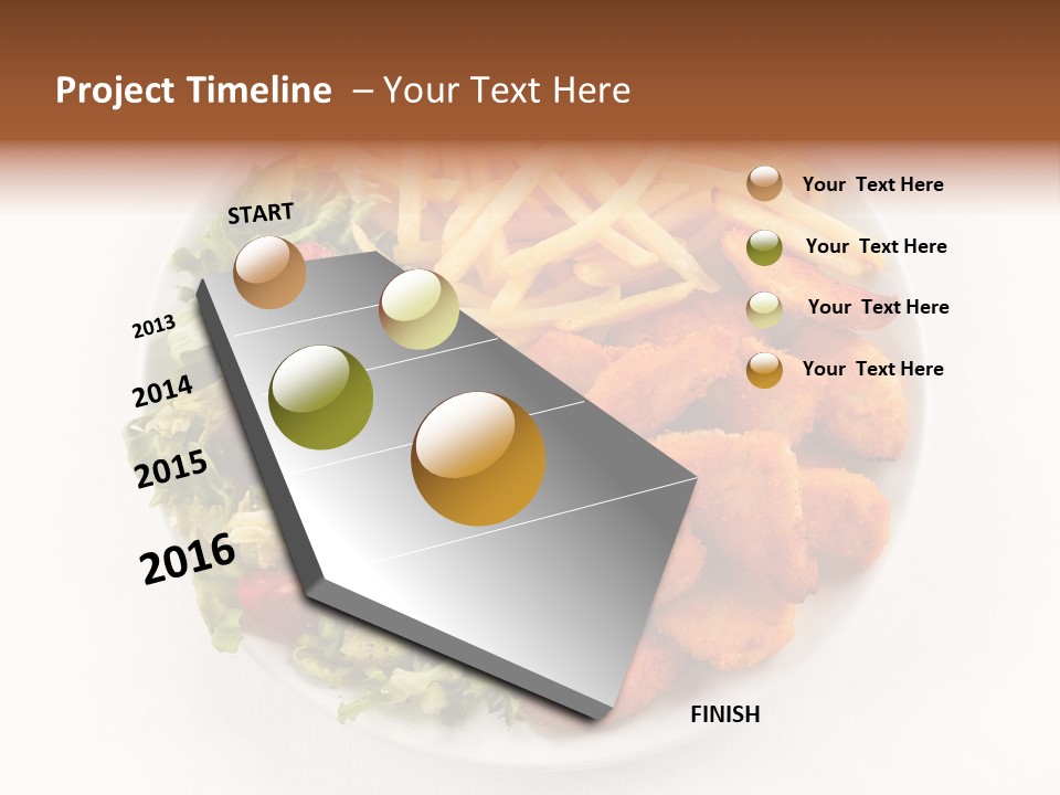 Restaurant Portion Potato PowerPoint Template