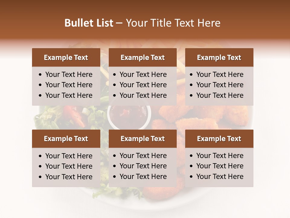 Restaurant Portion Potato PowerPoint Template