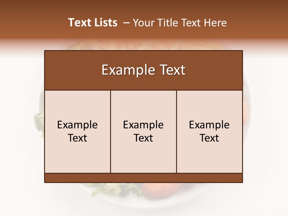 Restaurant Portion Potato PowerPoint Template