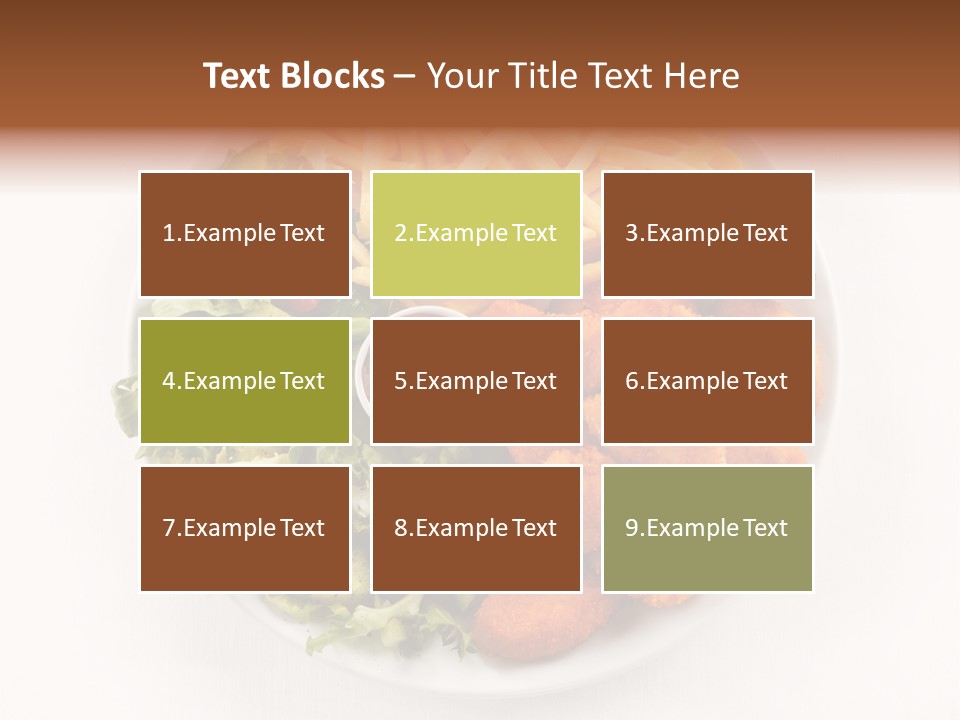 Restaurant Portion Potato PowerPoint Template