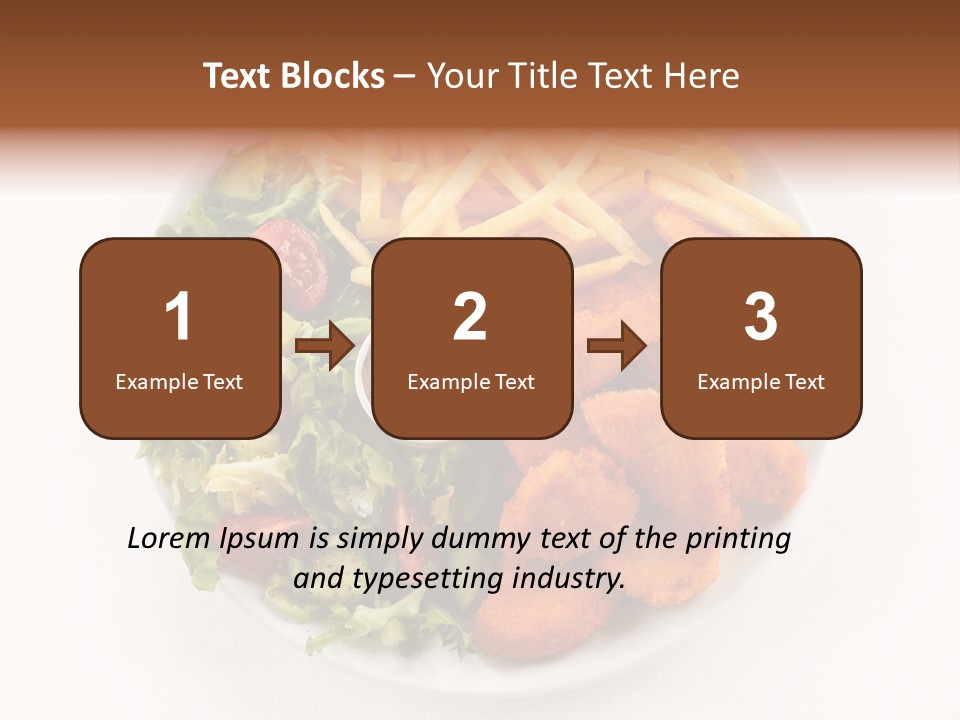 Restaurant Portion Potato PowerPoint Template