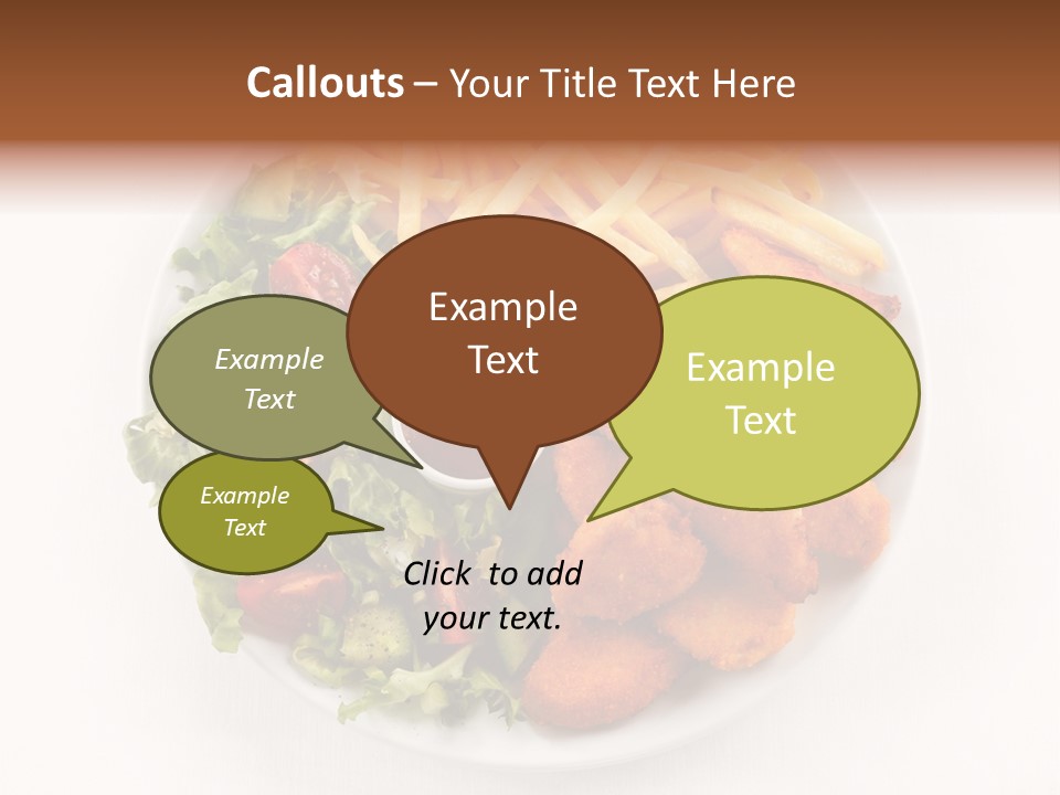 Restaurant Portion Potato PowerPoint Template