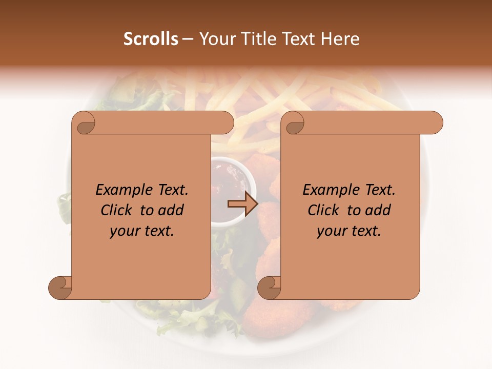 Restaurant Portion Potato PowerPoint Template