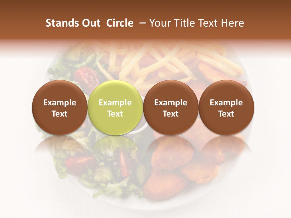 Restaurant Portion Potato PowerPoint Template