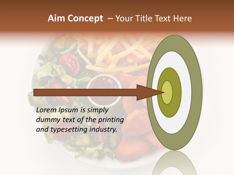 Restaurant Portion Potato PowerPoint Template