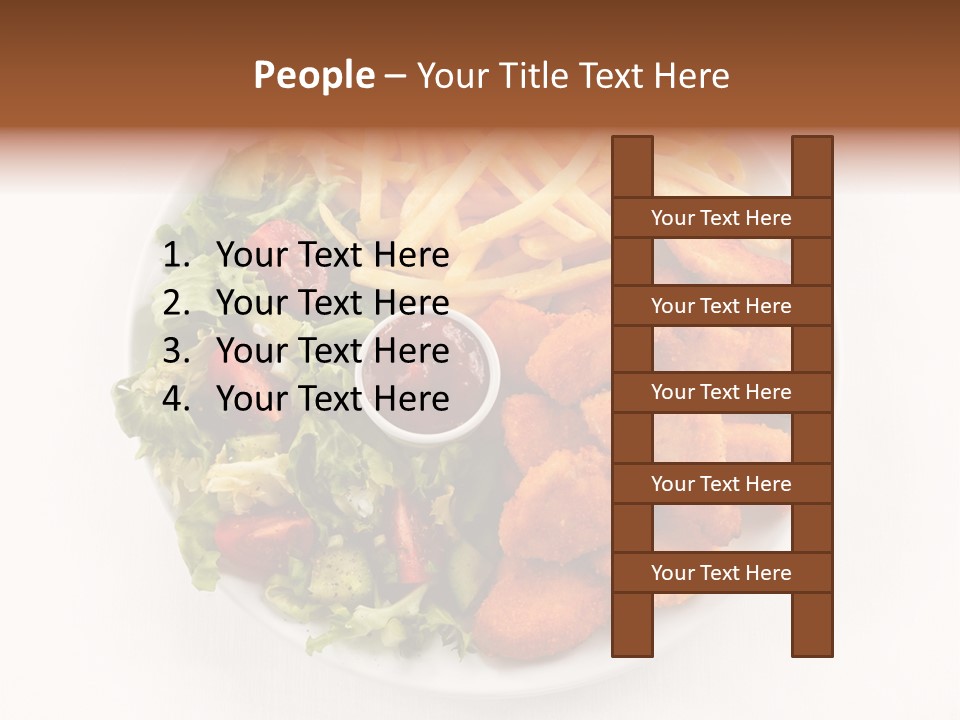Restaurant Portion Potato PowerPoint Template